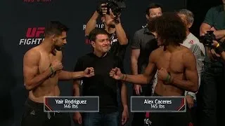 Yair Rodriguez vs. Alex Caceres | Weigh-In | UFC ON FOX