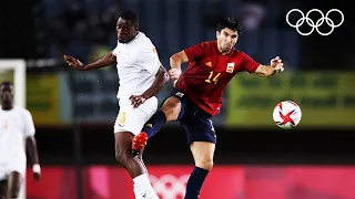 Football: Ivory Coast 🇨🇮 overpowered by Spain 🇪🇸 | #Tokyo2020 Highlights