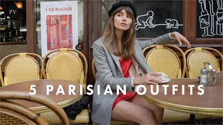5 Parisian Outfits For Autumn And Shopping Rules with Mara Lafontan | Parisian Vibe
