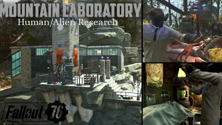 Fallout 76 CAMP #38 Mountain Laboratory (Human/Alien Research)