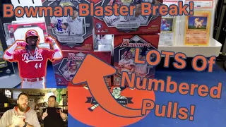 SWEET Rookie + Top Prospect Low Numbered Pulls 💥🥳 2024 Bowman Baseball Blaster Box Break & Opening!