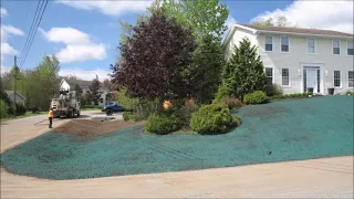 Residential Hydroseeding Time-Lapse