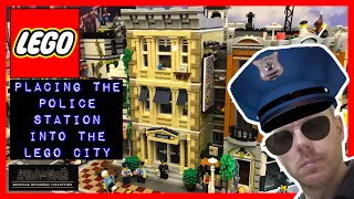 LEGO POLICE STATION MODULAR 2021 - PLACING IT INTO THE LEGO CITY