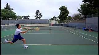 Tennis with Jeff C. - USTA 4.5 Singles Highlights HD