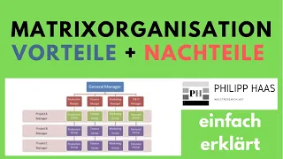 Matrixorganisation -  Erklärung der Vorteile und Nachteile