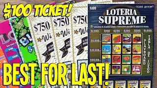 SAVED THE BEST FOR LAST! 💰 $265 TEXAS LOTTERY Scratch Offs