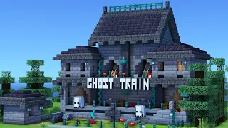Minecraft Tutorial: How To Make A Working Ghost Train "Fair Part 23"