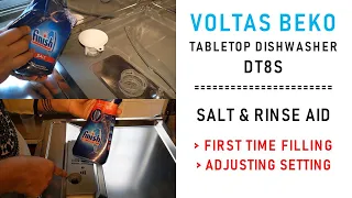 Salt and Rinse Aid | First time Filling & Setting l Voltas Beko Table Top Dishwasher DT8S (#2)