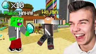 ROZŚMIESZYSZ MNIE = WYGRYWASZ 10 DIAMENTÓW w Minecraft!