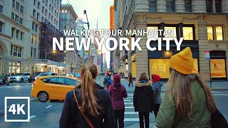 [4K] NEW YORK CITY - Walking Tour Manhattan, 5th Avenue & Madison Square, Travel, NYC, USA, 4K UHD