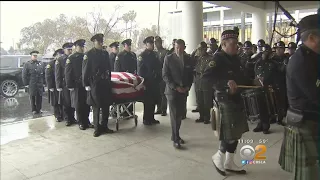 Hundreds Honor Fallen Pomona Officer Greggory Casillas In Funeral Service