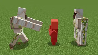 what if iron golem attacks villager in front of another iron golem?