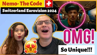 Nemo - The Code | Switzerland | Official Music Video | Eurovision 2024 REACTION!🇨🇭