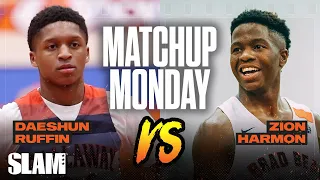 Daeshun Ruffin vs Zion Harmon: Shifty 2021 PG's face-off! SLAM Matchup Monday 😤