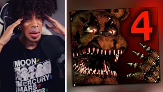 Horror Fan PLAYS Five Nights At Freddy's 4 For The First Time!