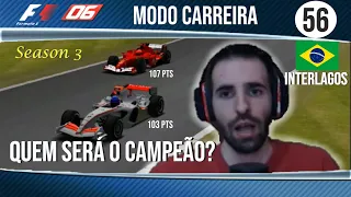 F1 2006 PS2/PSP Career Mode #56: WHO WILL BE THE CHAMPION? | Interlagos