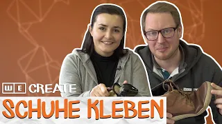 Schuhe kleben | Schuhe reparieren mit Klebstoff | Absatz kleben | WE create