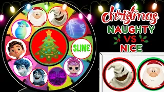 Christmas Naughty VS Nice Spinning Wheel Game 2021 New Toy Surprises