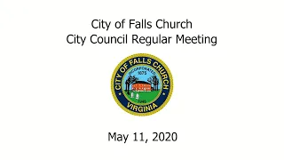 City Council Regular Meeting May 11, 2020