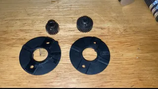 Traxxas Drag Slash 28 pinion gear upgrade install for faster top speed. No voice audio