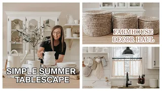 *NEW* SUMMER DECORATE WITH ME | FARMHOUSE SUMMER DECORATING IDEAS | HOME DECOR HAUL 2021