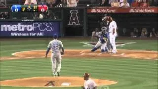 2012/04/06 Pujols' first Angels at-bat