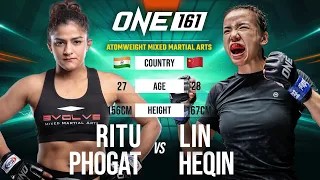 Ritu Phogat vs. Lin Heqin | Full Fight Replay