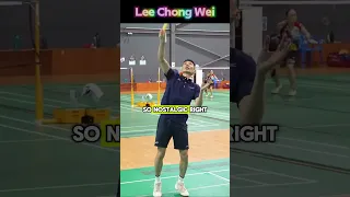 😱LEE CHONG WEI returns after retirement | Funny Badminton 2024 #badminton #leechongwei