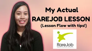 (#17) RAREJOB: MY ACTUAL LESSON | LESSON FLOW AND TIPS (MUST WATCH FOR NEW TUTORS)
