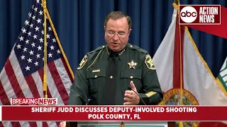 Man shot by Polk County deputies after pursuit | News Conference 10AM