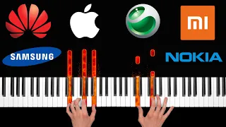 Top 7 Phone Ringtones (Nokia, Iphone, Sony, Huawei, Samsung, Xiaomi...) - Piano Tutorial