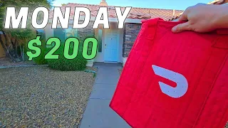 $200 Monday Delivering For Doordash