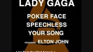 Lady Gaga (feat. Elton John) - Live at the 52nd Grammy Awards (HQ STUDIO VERSION)
