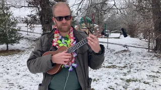 Blue Hawaii - Day 28 from the Daily Ukulele Yellow Songbook