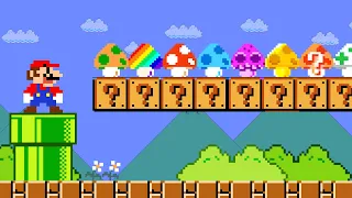 RAINBOW MUSHROOM POWER! Super Mario Bros. but there are MORE Custom Power-Up | 2TB STORY GAME