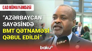 Çad nümayəndəsi: Azərbaycan sayəsində BMT qətnaməsi qəbul edildi - BAKU TV