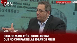 MASLATÓN: "Me hago CARGO, fue un ERROR APOYAR a MILEI"