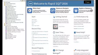 2015 11 05 Как использовать Rapid SQL для ускорения разработки SQL и другого кода для СУБД
