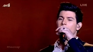 Δημήτρης Λιόλιος - Μια νύχτα ζόρικη | The Voice of Greece - 1st Live Show (S02E13)