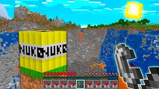 MINECRAFT pero LA DINAMITA AHORA EXPLOTA DEMASIADO 😍😱 MINECRAFT es ALEATORIO