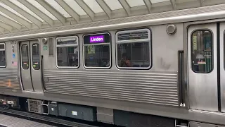 CTA L: Linden Bound 2009-2014 Bombardier 5000 Series @ Washington/Wabash