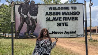 ASSIN MANSO SLAVE RIVER in GHANA!! #Assinmanso #slavery #africa