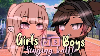 Singing battle | Girls Vs Boys | Part 2 | Gacha life