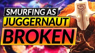 How to RANK UP with EVERY HERO - BROKEN JUGGERNAUT SMURF Tips ANALysis - Dota 2 Guide