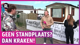 Kamper in protest en begint kraakactie: 'Wil geen huis!’