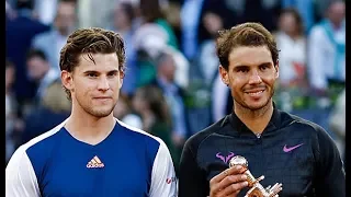 Rafael Nadal vs Dominic Thiem - Best Points in Clay Tournaments...