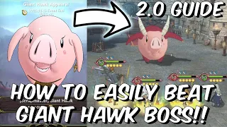 How To Easily Beat Giant Hawk Boss Fight - Full Guide & Solo - Seven Deadly Sins: Grand Cross Global