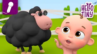 🐑 Baa Baa Black Sheep Karaoke 🌞 Best kids songs collection in Karaoke 🍼 Hello Tiny