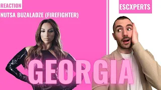 REACTION: GEORGIA 🇬🇪 - Nutsa Buzaladze (Firefighter) Eurovision 2024 - ESCXPERTS