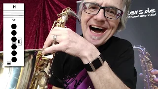 Wie gehen die Griffe auf dem Sax? (4) die ganz hohen & ganz tiefen Töne (Saxophon Praxis Tipps)